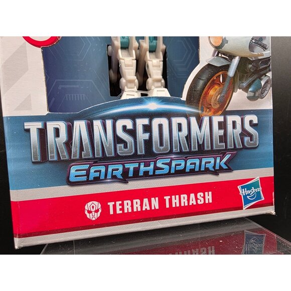 Transformers Earthspark Terran Thrash Action Figure 2-In-1 Toy Robot To Vehicle - Picture 3 of 8